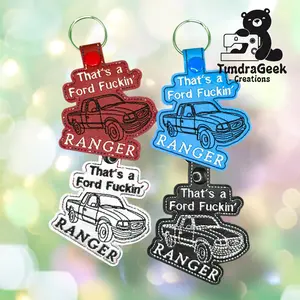 That’s a Ford Effin’ Ranger Embroidered Keychain – Meme-Inspired Gift