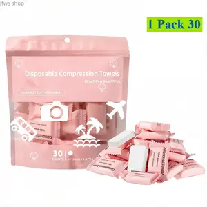 Disposable Compressed Towel Tablets Portable Mini Face Towels Soft Lightweight Durable for Travel Camping Hiking Picnic Gym Home Daily Use