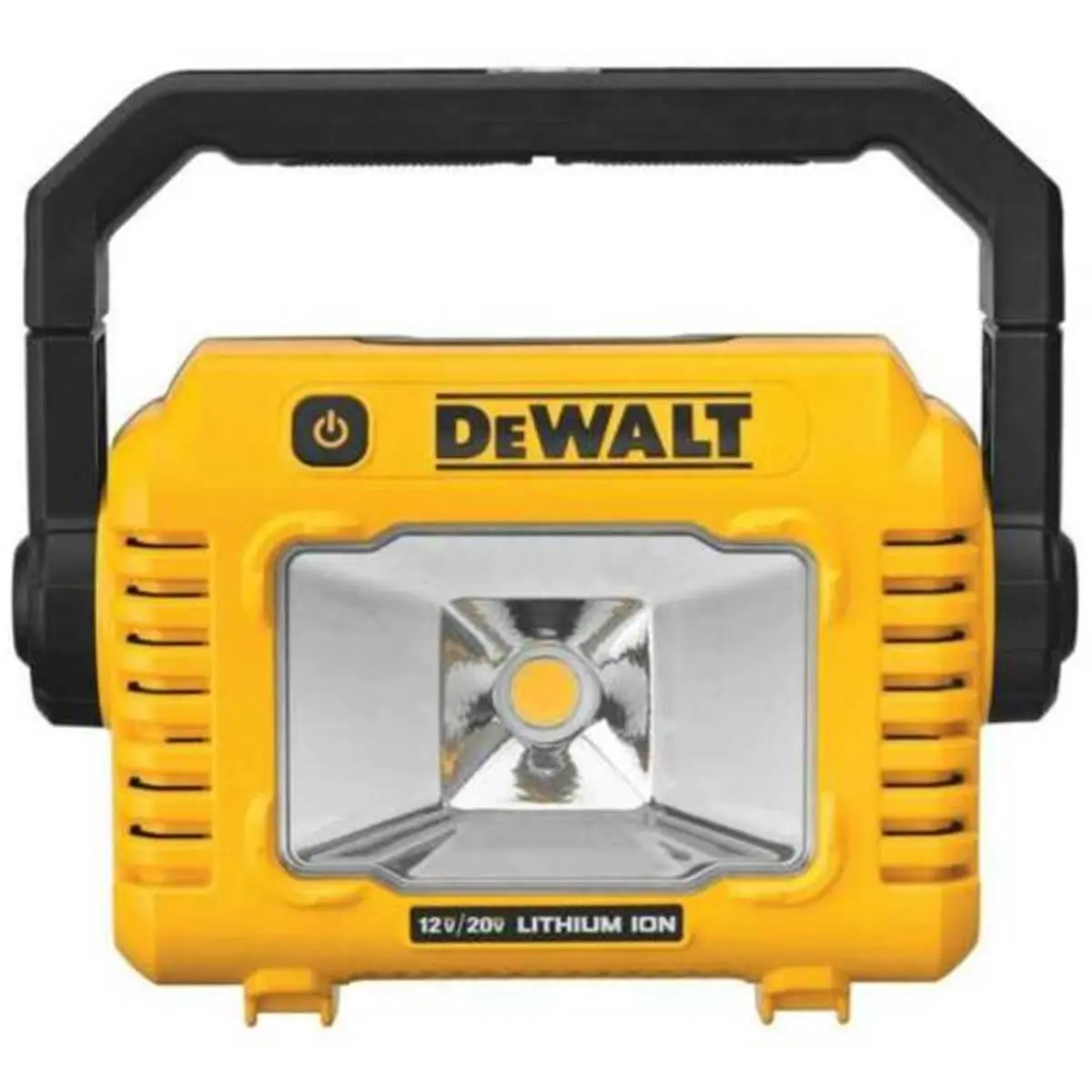 Black & Decker Dewalt 273669 12V-20V Max Cordless Task Light - Rechargeable Battery, 2000 Lumens, 3 Brightness Settings, 3.3 lbs, 360-Degree Handle, Durable Lightweight Compact Flashlight for Boating, Outdoor Use