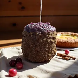 Primitive Mulberry Pie Candle | Rustic Bakery-Inspired Home Décor