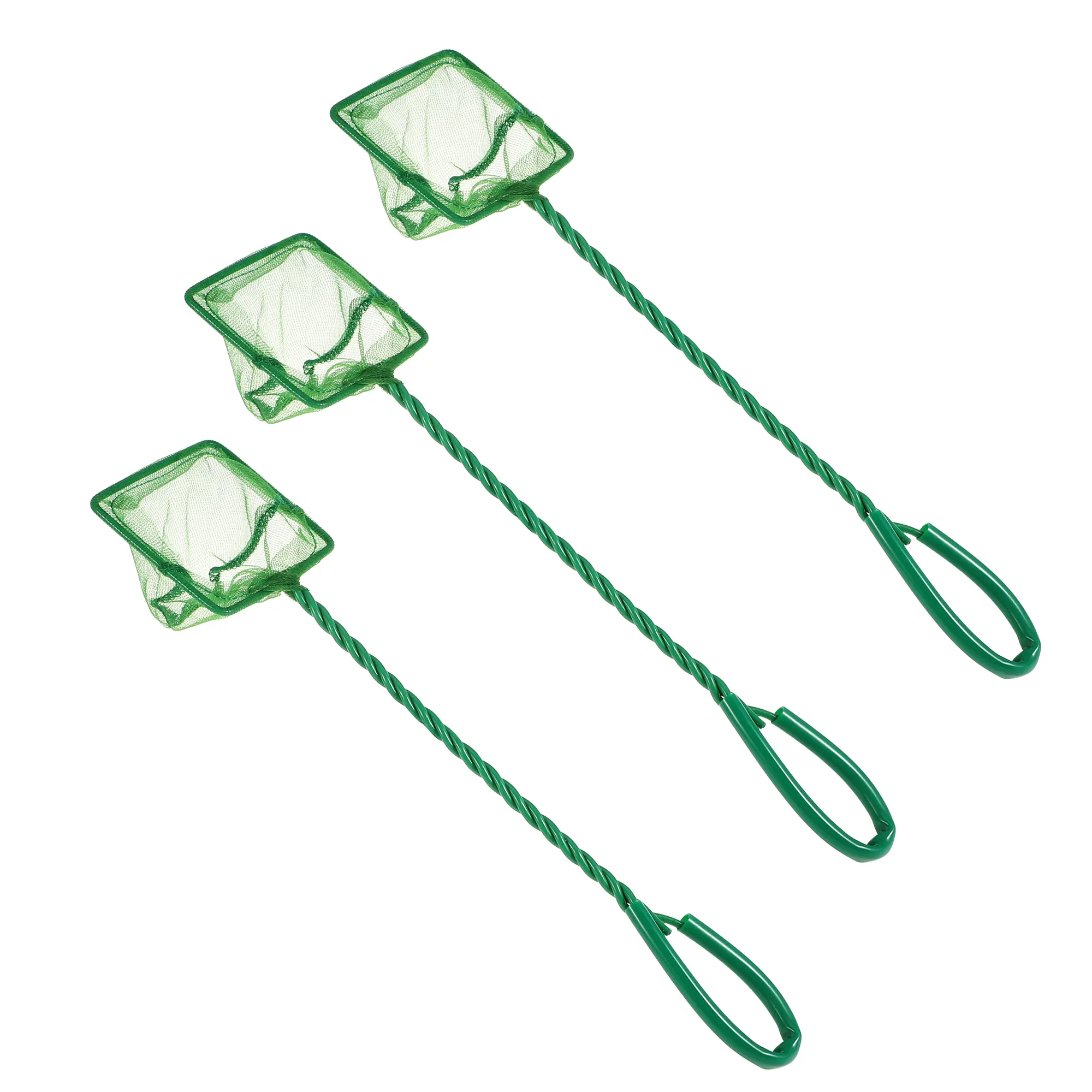 VOCOSTE 3 Pcs Aquarium Fish Net Aquarium Fish Tank Accessories Small Fish Fine Net Green 3"