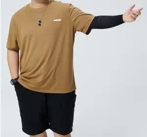 Men's Quick Dry Micro Mesh T-Shirt Breathable Performance Activewear Oversized Workout Tee