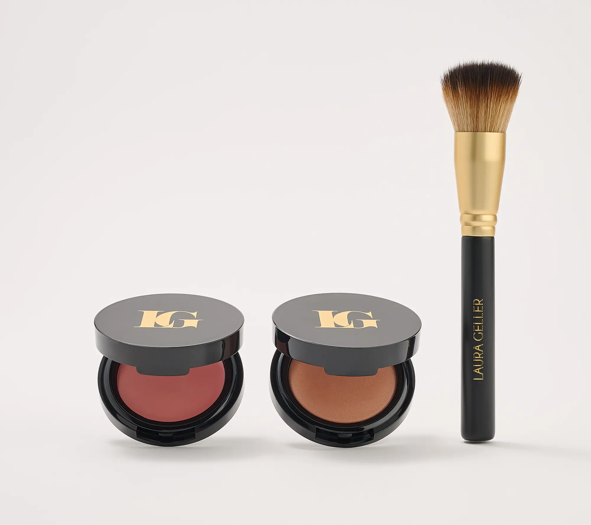 Laura Geller Wonder Balm HL & Blush Duo with Brush Laura Geller Wonder Balm HL & Blush Duo with Brush