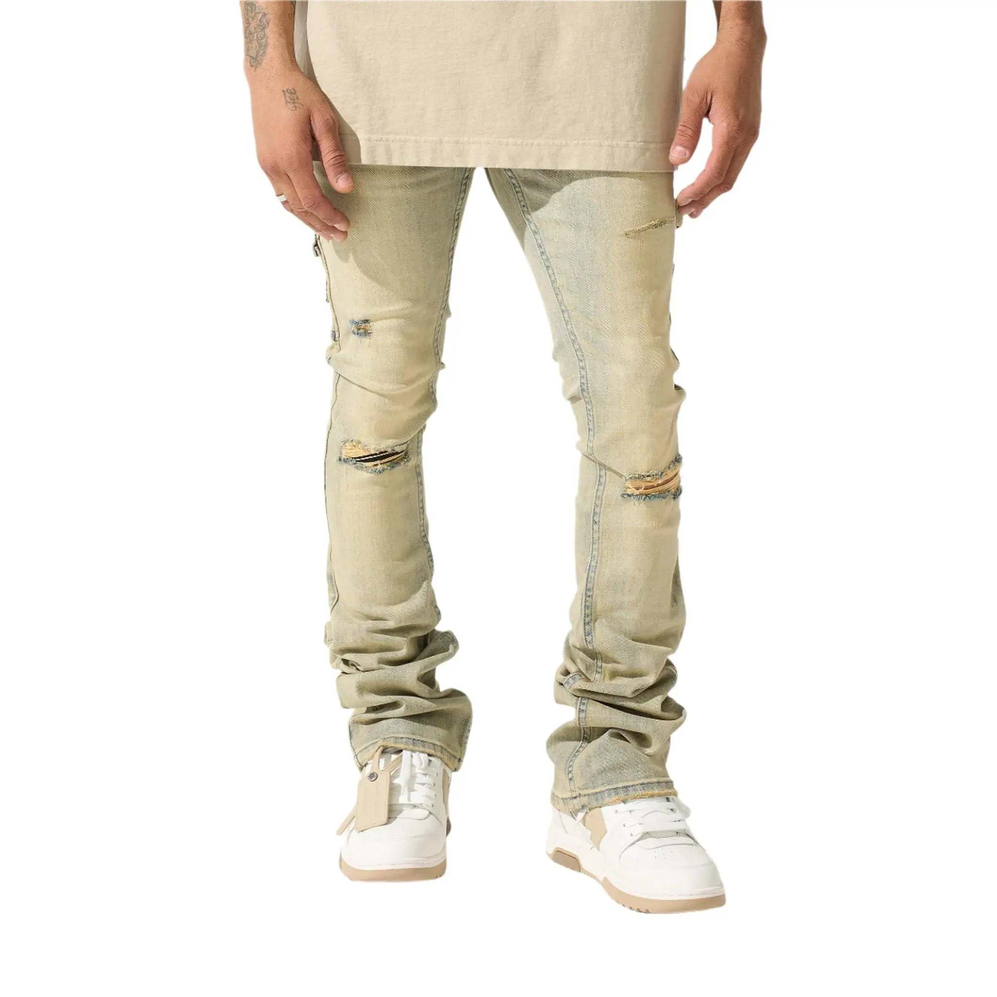 Serenede - Cedar Stacked Jeans - Earth