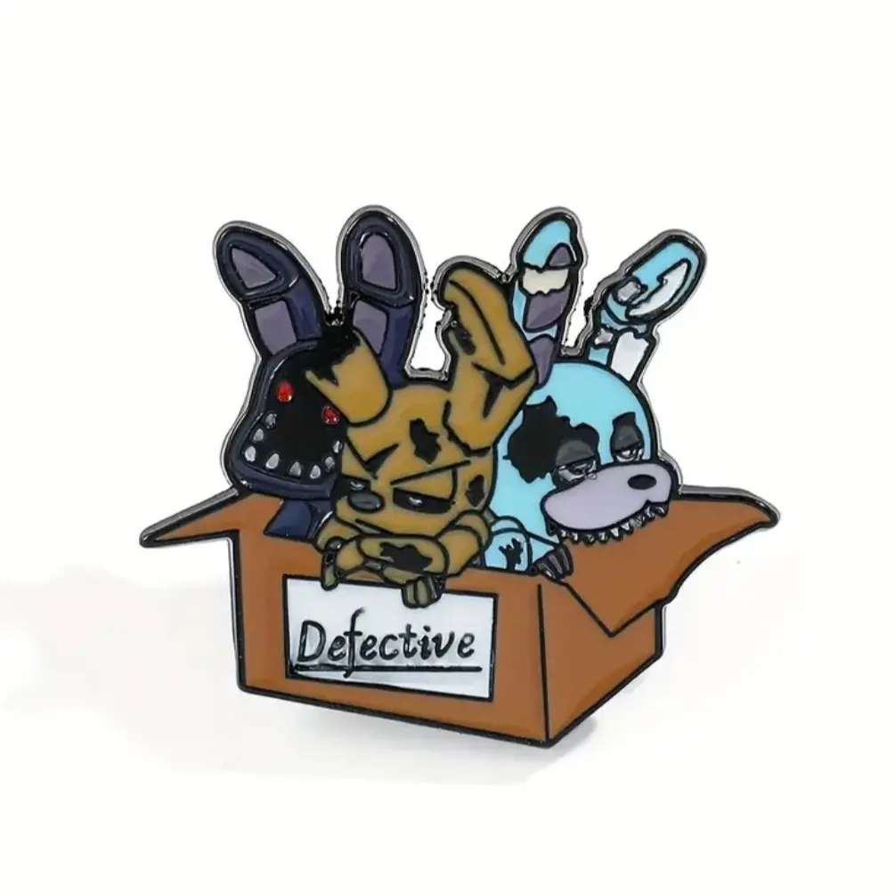 Five nights animals enamel pin Five nights animals enamel pin