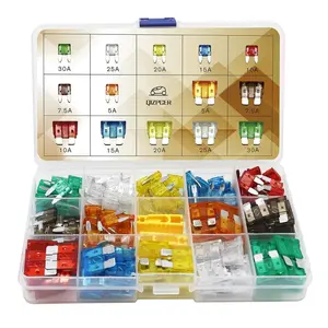 140 Pcs Fuses Automotive Kit - Blade Auto Fuse Assortment Standard and Mini Car Fuse for Marine, RV, Camper, Boat, Truck (5A 7.5A 10A 15A 20A 25A 30AMP/ATC/ATO)