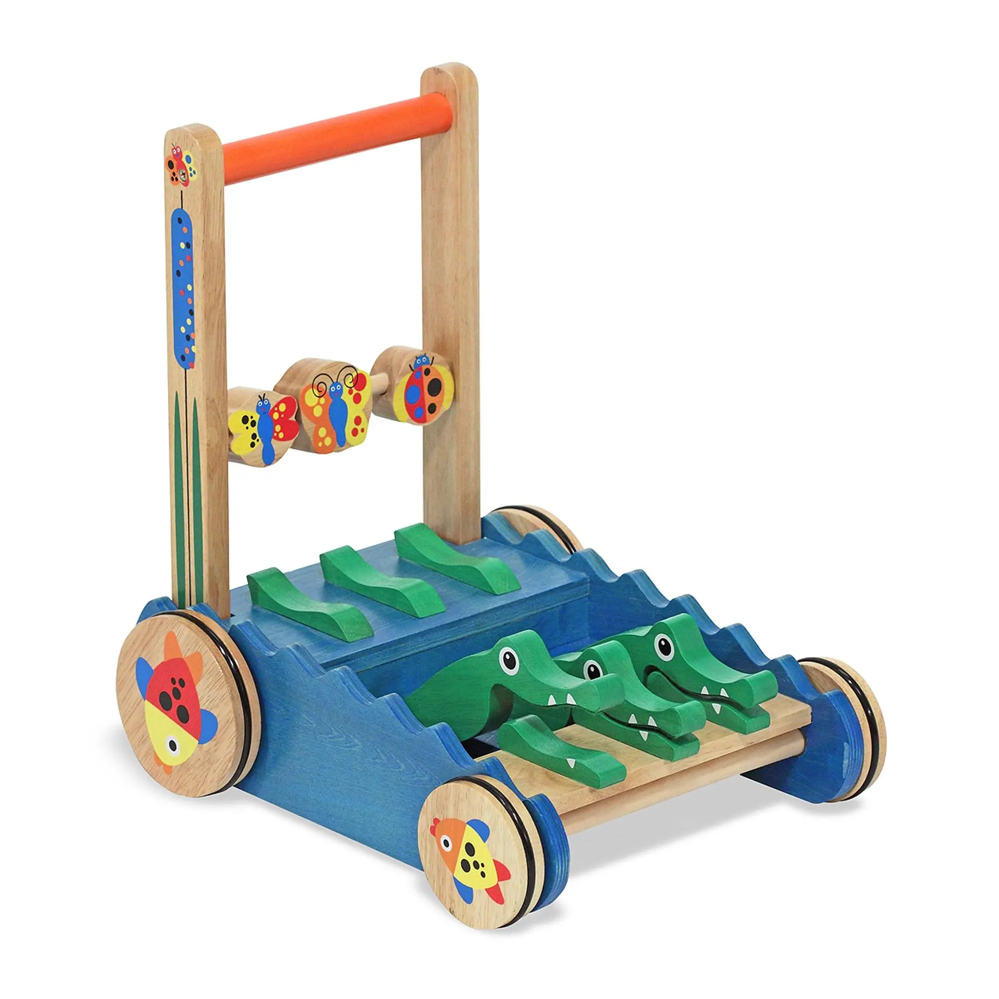 Melissa & Doug Chomp & Clack Alligator Push Toy