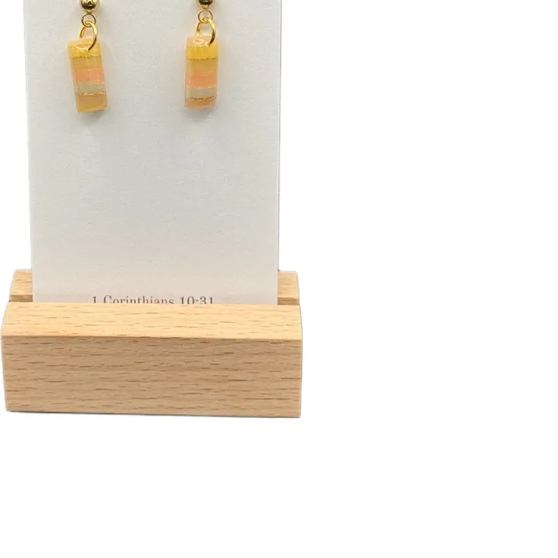 Udderlee Simplistic Translucent Earrings by Udderlee Blessed - Elegant Design for Everyday Wear