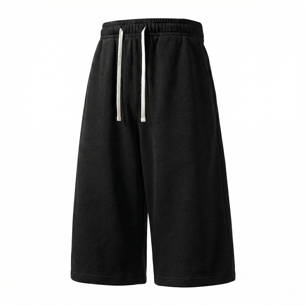 3-pack men’s casual athletic shorts, loose and versatile outdoor shorts, solid color with a simple drawstring design, suitable for everyday commuting and running.