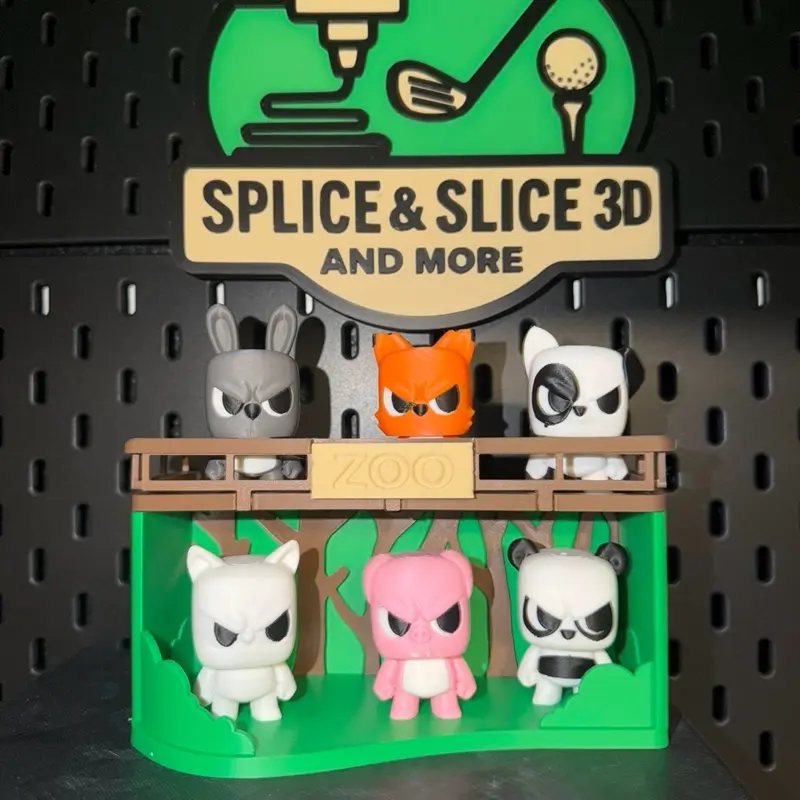 Splice & Slice 3D Mini Zoo Display