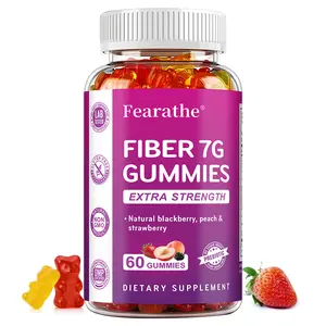 Fiber 7G gummies, supports digestive health, 60 gummies.