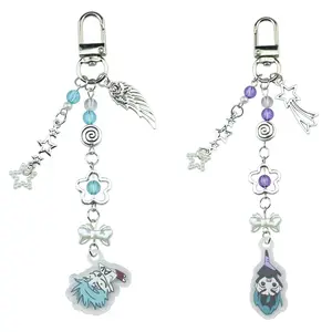 ALIEN STAGE IVAN & TILL Dangle-Dangle Keychain Acrylic Womans Key Ring Couple Pendant Girls Jewelry llavero Christmas Gift