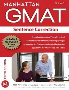 USED-Sentence Correction GMAT Strategy Guide, 5th Edition (Manhattan GMAT Strategy Guide: Instructional Guide) by - Manhattan GMAT (Paperback)