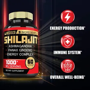 1000mg Shilajit Supplement with Ashwagandha