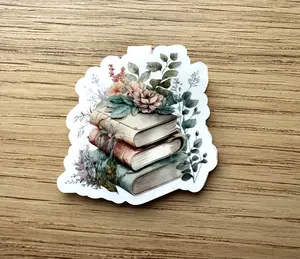 Magnetic Bookmark Floral Design Handmade in Bakersfield Professional Printing on Glossy Photo Paper Secure Magnets for Multiple Pages Perfect Gift for Her BKM