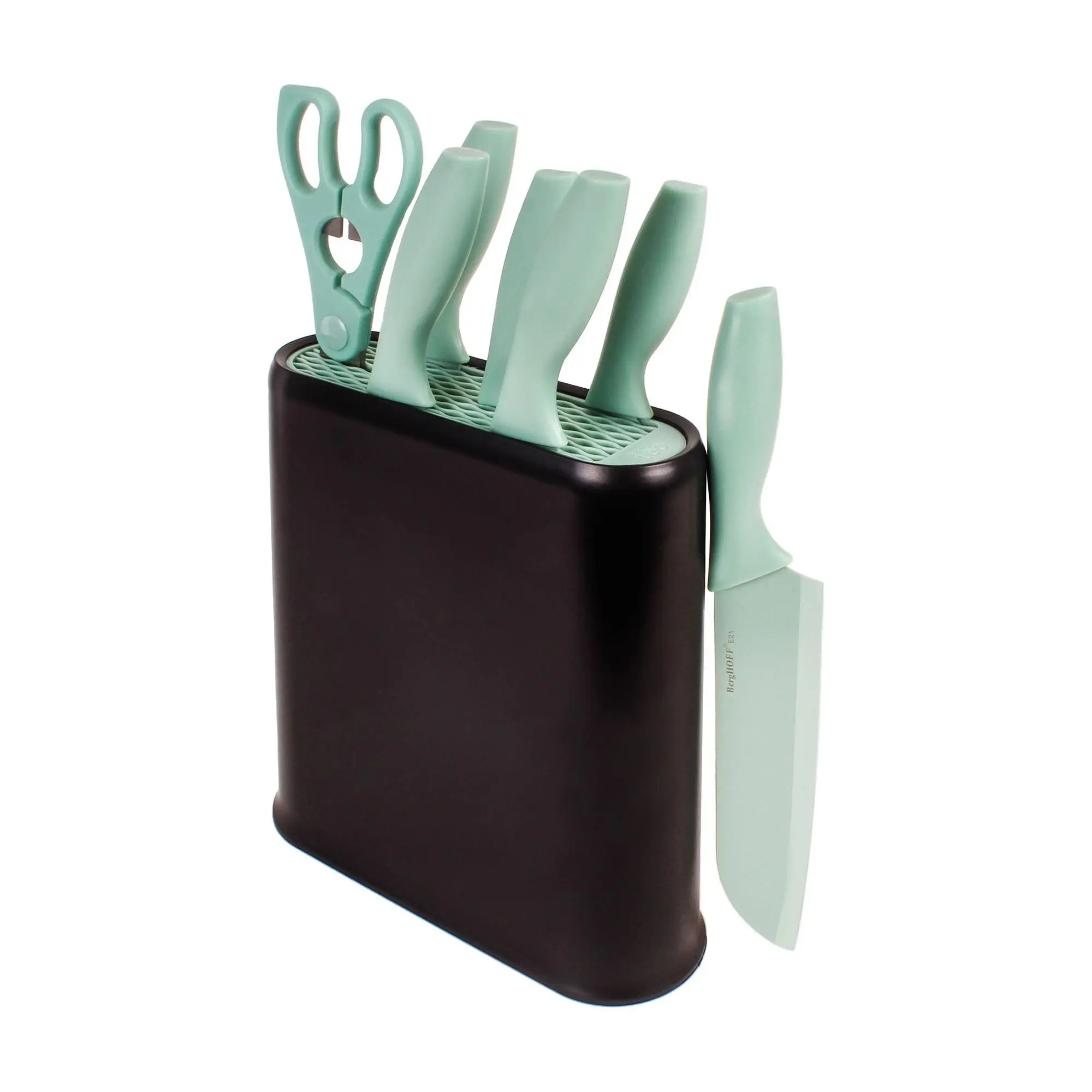 BergHOFF 8pc PP Cutlery Set with Universal Block Knife Block
