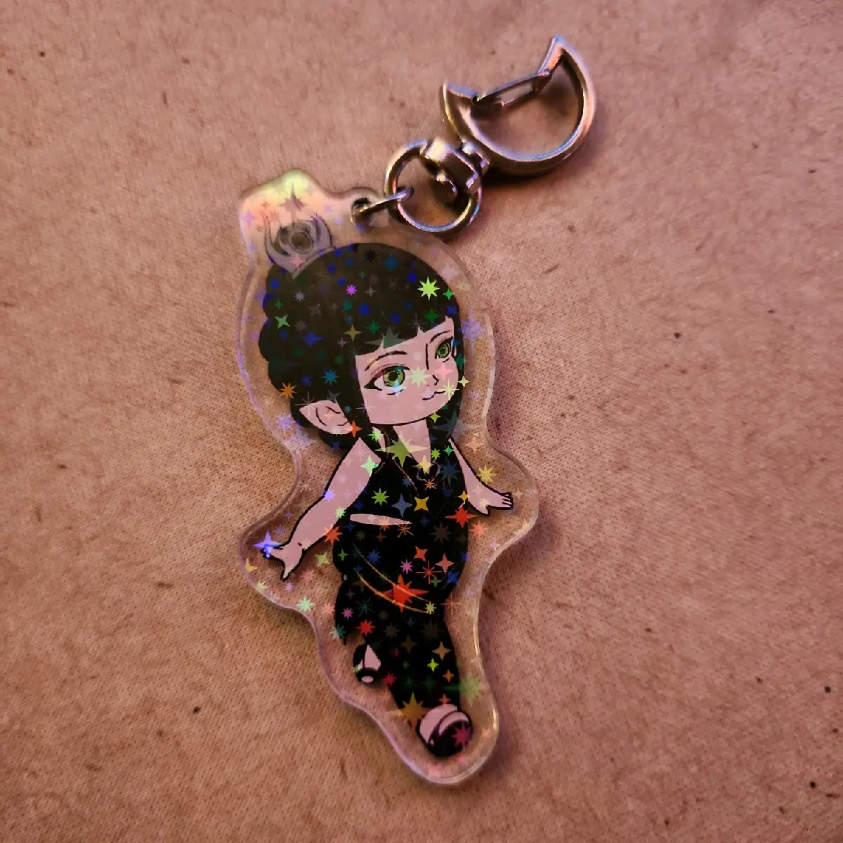 Chibi Shadowheart Fan Art Keychain and Sticker - Baldur's Gate 3