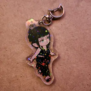 Chibi Shadowheart Fan Art Keychain and Sticker - Baldur's Gate 3