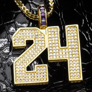 Black Mamba Classic Number 24 Necklace