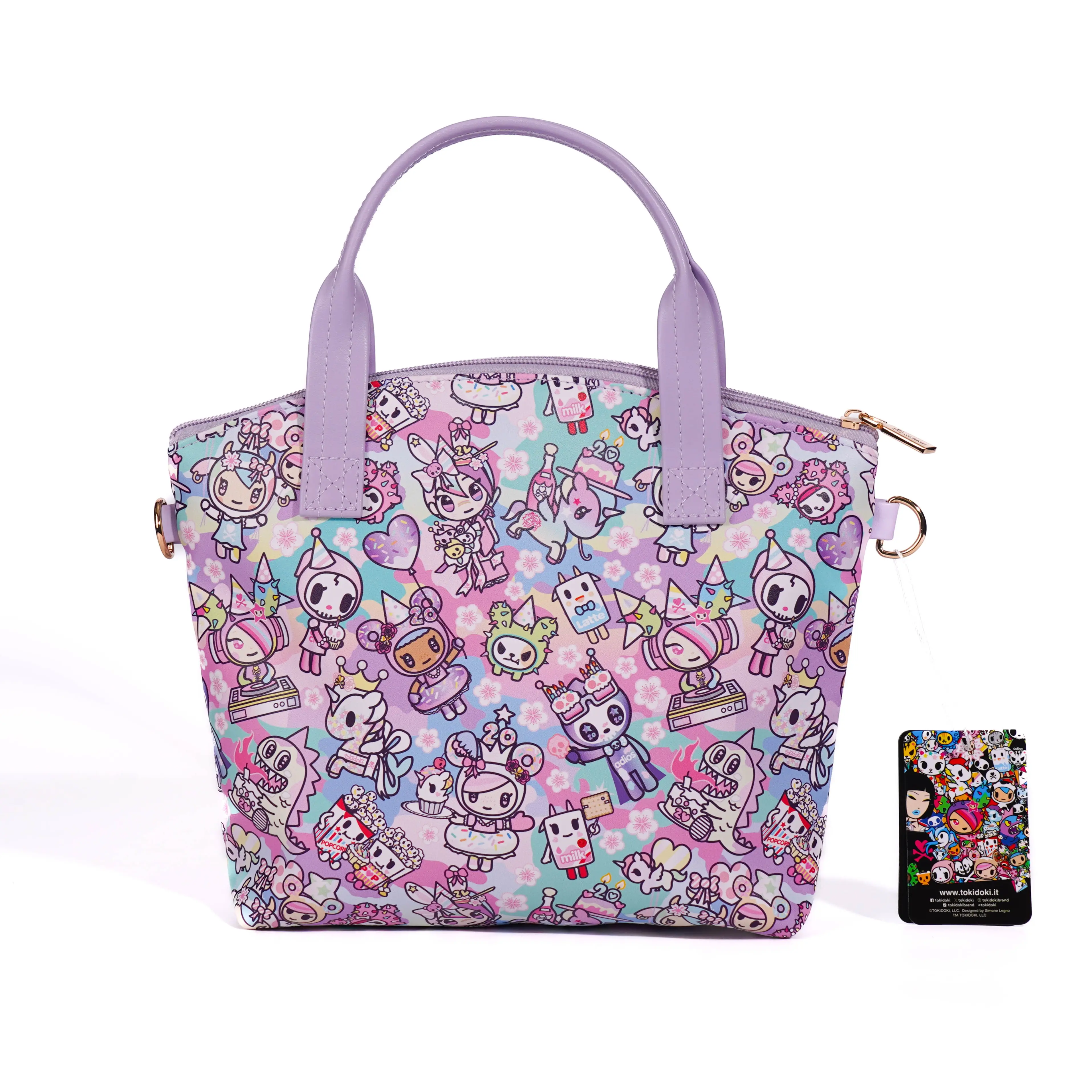 Tokidoki Premium Character Bag | Kawaii Animecore Streetwear Purse   Trendy Y2K It Girl Must-Have gift option christian easter weekender lightweight shopping summer stylish luxury travel organizer minimalist solid color