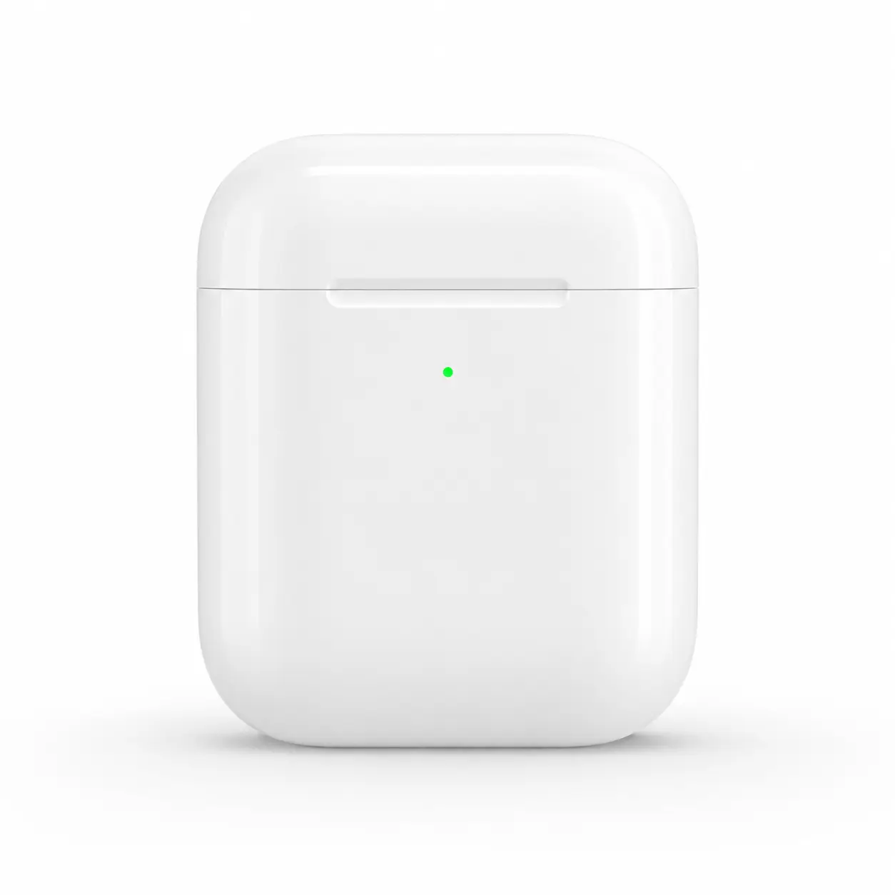 White Replacement Charging Case Compatible with AirPods 1st and 2nd Generation, Bluetooth Pairing Sync Button, Chargeable Case Only for Earbuds