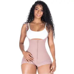 SONRYSE 020ZL | Fajas Colombianas Post Surgery & Postpartum | Open Bust Panty Shapewear Bodysuit | Powernet
