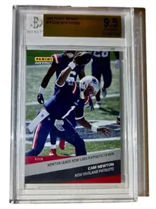 Cam Newton 2020 Panini NFL #15 Football Card 1/352 BGS 9.5 Gem Mint NE Patriots