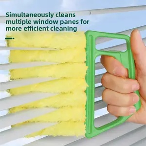 Multi-function cleaning brush for blinds, household curtain cleaning artifact, air conditioner fan dust removal brush, gap brush