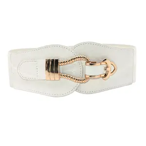 Women's Fashion Elastic Wide Waist Belt, Versatile Stretch Buckle Design, Stylish Accessory for All Occasions
