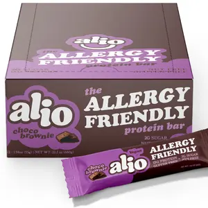 The Best Allergy Friendly Chocolate  Brownie Protein Bar On The Market!