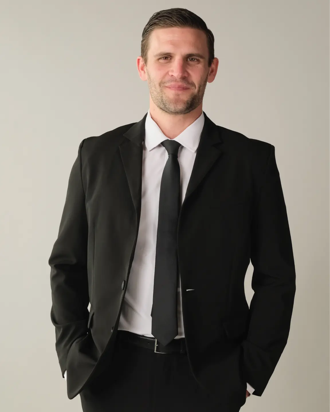 Men's Performance Blazer - Modern Fitted Minimalist Jacket with 3D Stretch, Lightweight Polyester Spandex, Stain-Repellent & Machine Washable, Formal Wear, Menswear