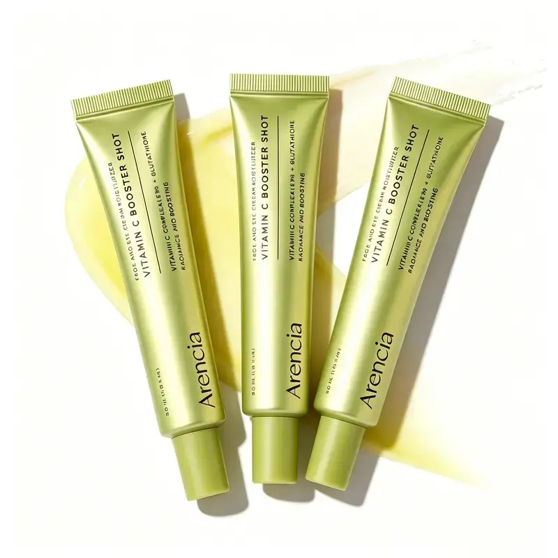 3Pcs Arencia Unscented Vitamin C Booster Shot Glow Serum - 30ml/1.01 fl.oz Korean Beauty Skincare with Glutathione, Niacinamide, E - Brightening Solution, Hyperpigmentation & Dark Spots Treatment, Skin Repair - Face Care Serum