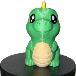 3D Printed Cute Baby Dinosaur Piggy Bank - Coin Bank for Kids, Fun Money-Saving Gift for Gifting Occasions