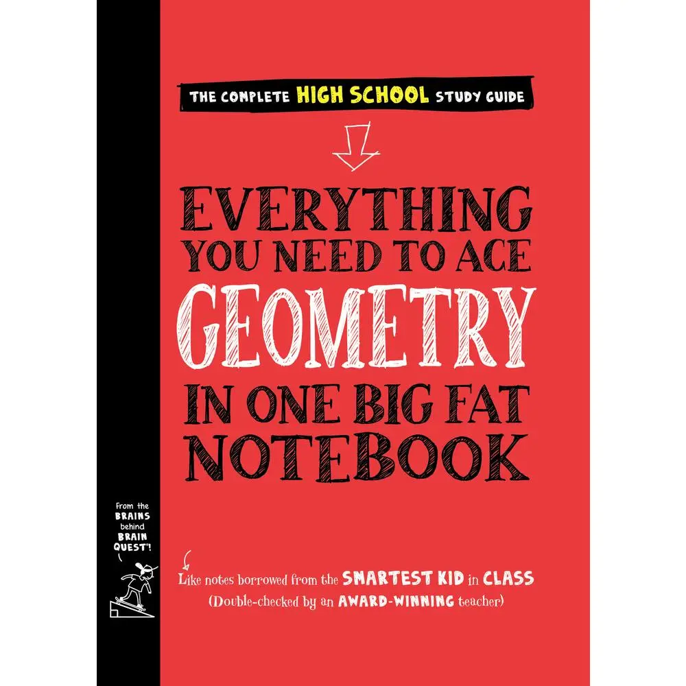 USED Book - Everything You Need to Ace Geometry in One Big Fat Notebook by Workman Publishing (Paperback) - english