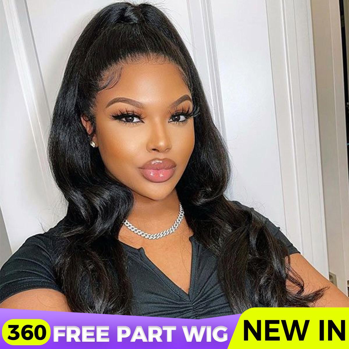 [NEW IN] OQ HAIR 360 Full Lace Frontal Glueless Wig Bleached Knots Pre Cut Lace Body Wave Wear Go Wig With Invisi Drawstring