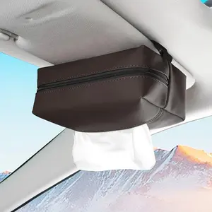 Car tissue box, paper towel jacket, sun visor seatback hanging car tissue box, armrest box, towel storage box, Car Tissue Holder, Car Storage Organizers
