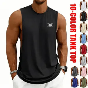 Men's Sorona Sleeveless Gym Tank 65% Polyester 35% Cotton 180 GSM Breathable Knit  Ideal for Workouts & Casual Wear Menswear Tops