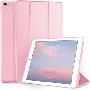 for iPad Air 2 Case (2014 Released), Ultra Slim Lightweight  Case Trifold Stand with Flexible Soft TPU  Cover for  iPad Air 2 (Model A1566/A1567),