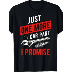 180g[100%cotton]Guaranteed Single Car Part T Shirt For Machine Enthusiasts