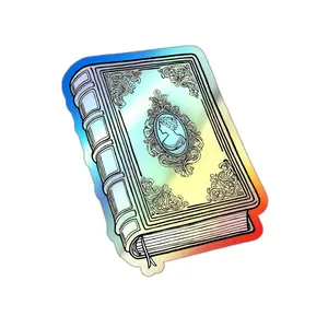 Holographic Book Stickers, Iridescent Custom Vinyl Decals for Laptop, Journal, Planner : Regencycore, Bridgerton, Jane Austen, Sparkly Gift