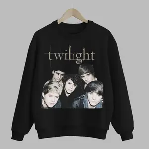Twilight Meets 1 Direction Sweatshirt, Trendy Streetwear for Fans of Both