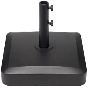 Best Choice Products Fillable Plastic Patio Umbrella Base Stand, Pole Holder w/ Adjustment Knob, Asscher Design