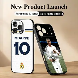 Kylian Mbappe  Phone Case Soft black Protective Shockproof Cover For iPhone17 16 16e 15 14 13 12Plus Mini Pro Max