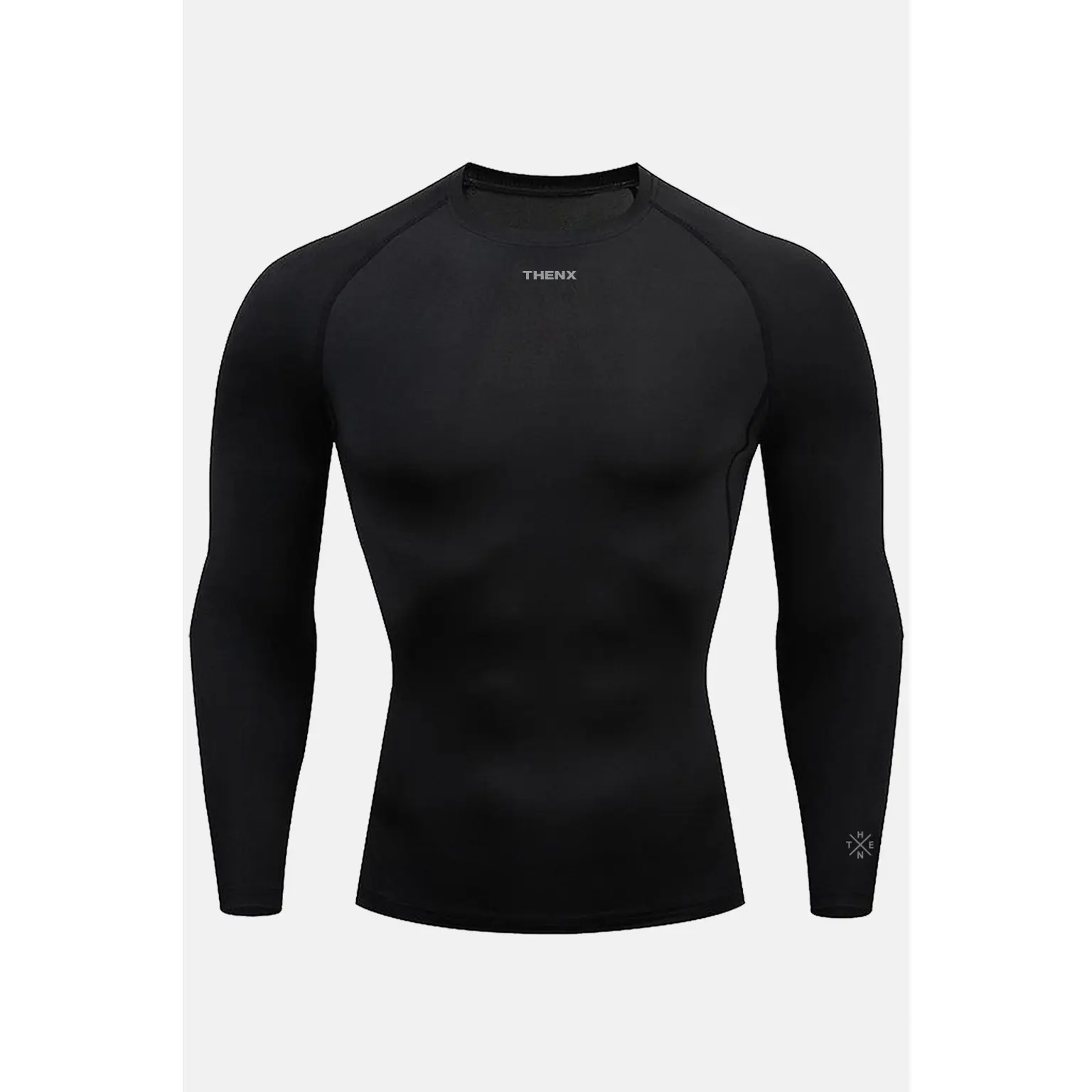 Thenx Long Sleeve Compression Tee - Black