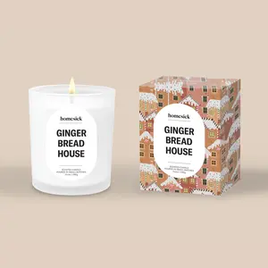 Gingerbread House Candle