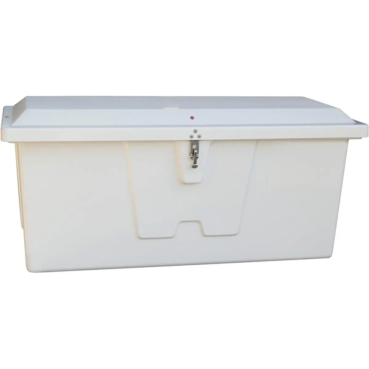 Taylor Made 83562 Small Stainless Steel Stow N Go Dock Box - 54x22x24 in, Fiber Glass Latch, Gas Shocks, Tool Organizer for Boating, Smooth Interior, 54 X 22 X 24 In