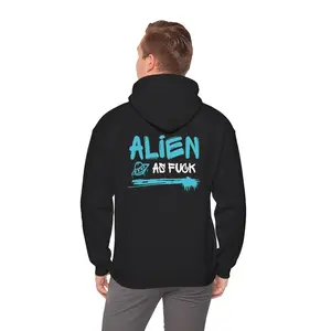 Alien Spaceship Hoodie, Men's Women's Sweatshirt, Unisex Extraterrestrial Sweatshirt, UFO Galaxy Hoodie, Alien Invasion Jumper, Outer Space