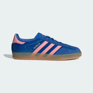 adidas Gazelle Indoor Blue Semi Pink Spark (Women's) Women's Authentic Shoes Footwear Sneaker Trainer Comfortable Walking Fashion Trending Gift