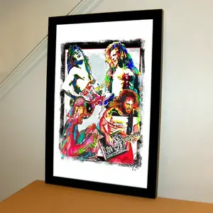 Van Halen Rock Music Poster Print Wall Art