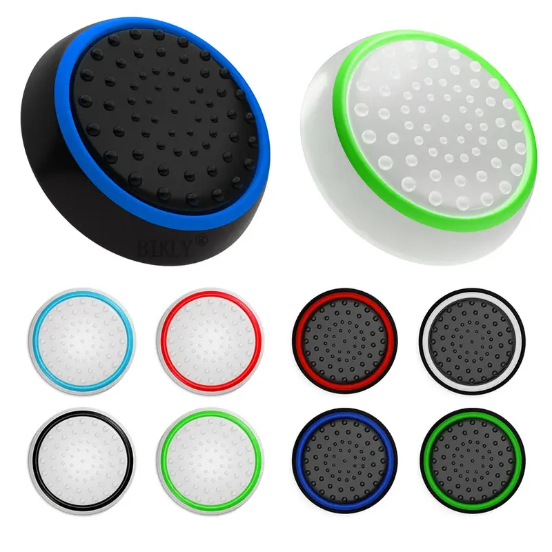 4pcs Analog Joystick Luminous Thumb Stick Grip Caps Case for PS5 PS4 Xbox 360 One Series X Switch Pro Controller Cover Accessory Game Console Accessories Protection